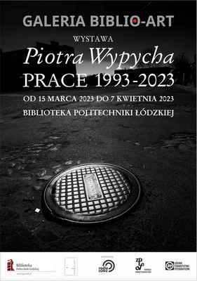 Plakat do wystawy Piotr Wypych-Prace 