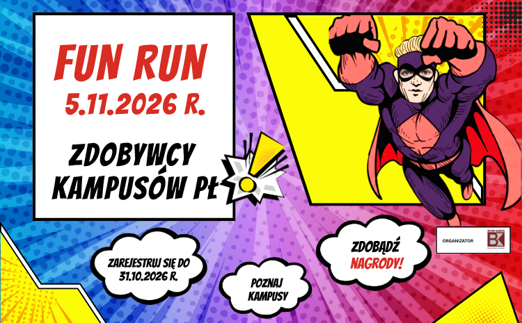 Plakat gry terenowej FUN RUN