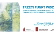 Plakat do wystawy "Trzeci punkt widzenia"